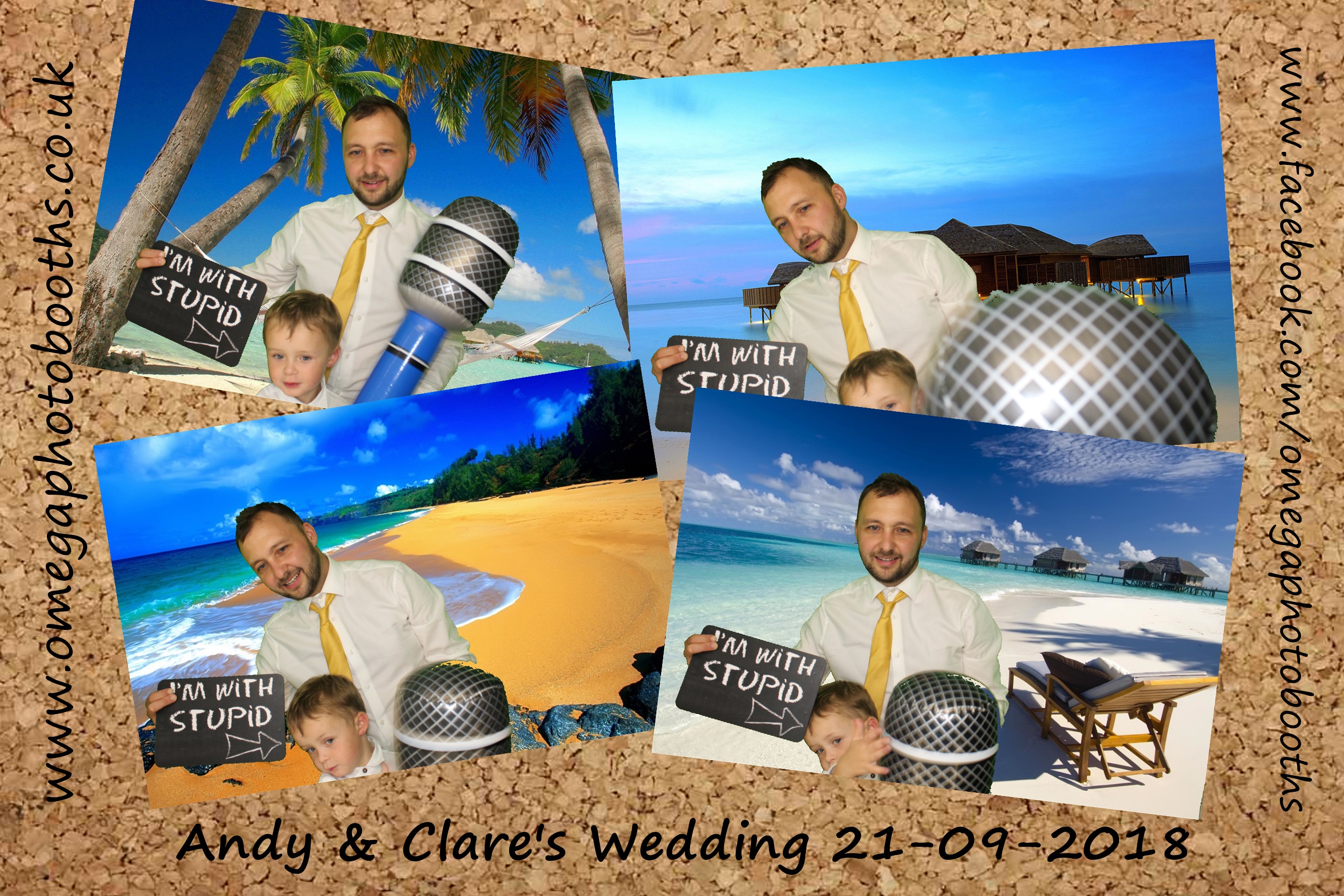 Andy and Clare wedding | View more photos from the event at gallery.omegaphotobooths.co.uk/u/Omega-Photobooths/Andy-and-Clare-wedding